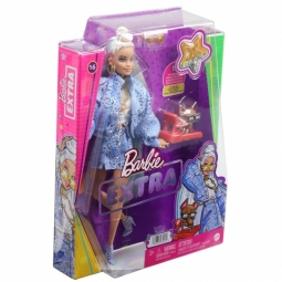 Лялька Barbie "Екстра" білявка з пучком на розпущеному волоссі