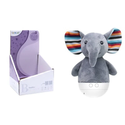 Неваляшка FM 999-1  "Слоненя", підсвічування, звуки, колискові, в коробці