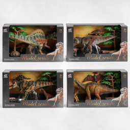Набір динозавра Q 9899 V 7   4 види, 5 елементів, 3 динозаври, 2 аксесуари, в коробці