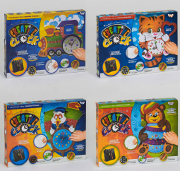 гр Набір "Годинник" "Creative clock" CC-01-01,02,03,04,05 (10) "Danko toys"