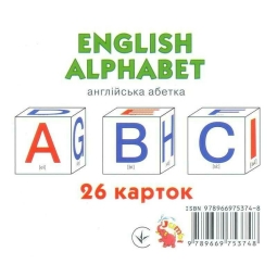Карточки великі "Английський алфавіт" J 009