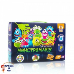 Гра настільна з липучками "Монстроманія" VT 8044-23 укр (14) "Vladi Toys" 